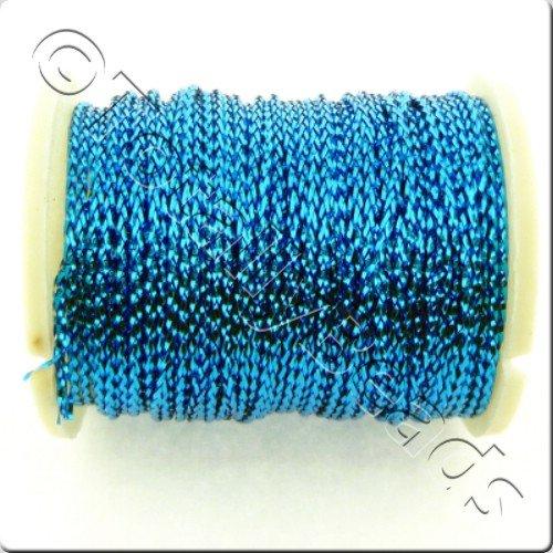 Metallic Thread Turquoise - 0.7mm - 10m Spool