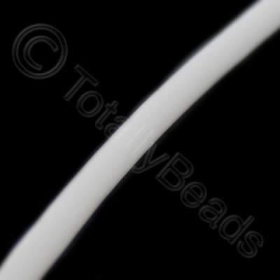 PVC Round Tube 3mm - White 4metres