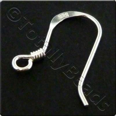 Sterling Silver - Ear Wire Coil 2 Pairs