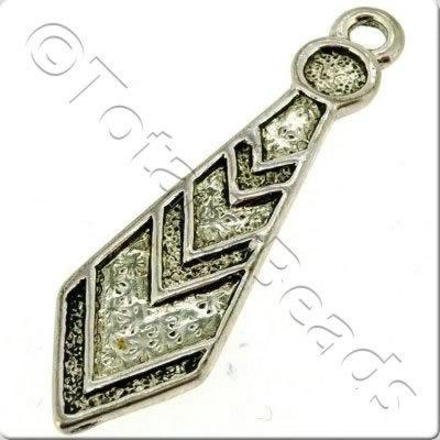 Tibetan Silver Charm - Dagger 30mm