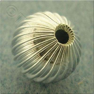 Watermelon - Round 18mm - Silver 5pcs