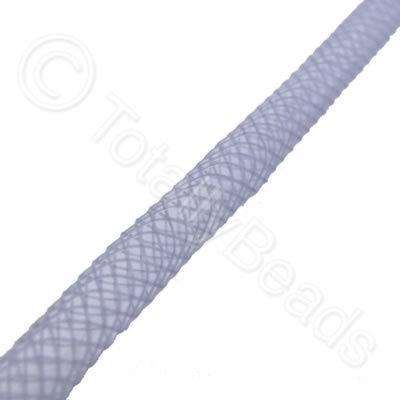 Nylon Mesh Tubing - 4mm Grey - 4m pack