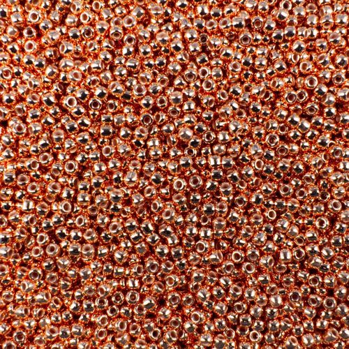 Toho Size 11 Seed Beads 5g   Met. Copper Penny 2mm for jewellery making