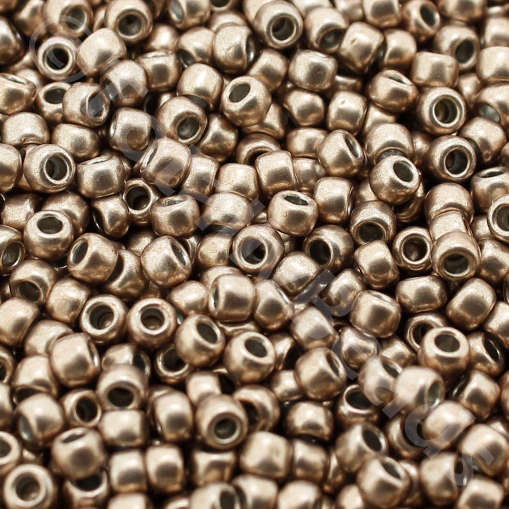 Toho Size 8 Seed Beads 10g -  Hybrid Met Hazelnut
