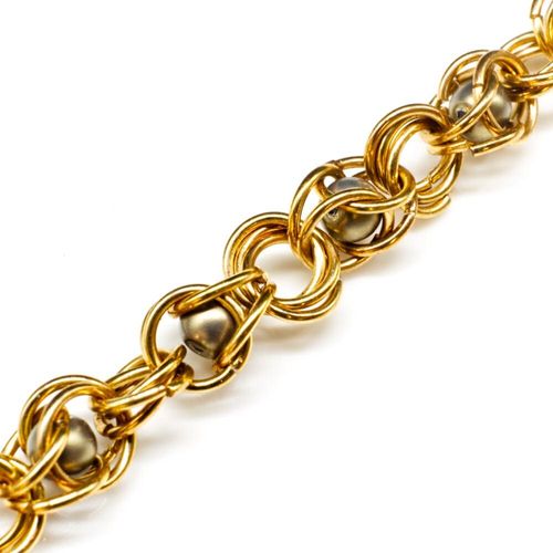 BC 2023 WK 26: Captured Beads   Soft Gold 5mm for jewellery making