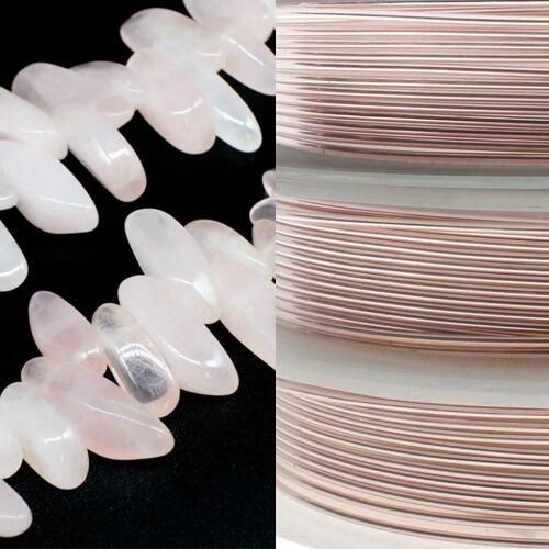 BC24 WK12   Rose Quartz 4mm for jewellery making