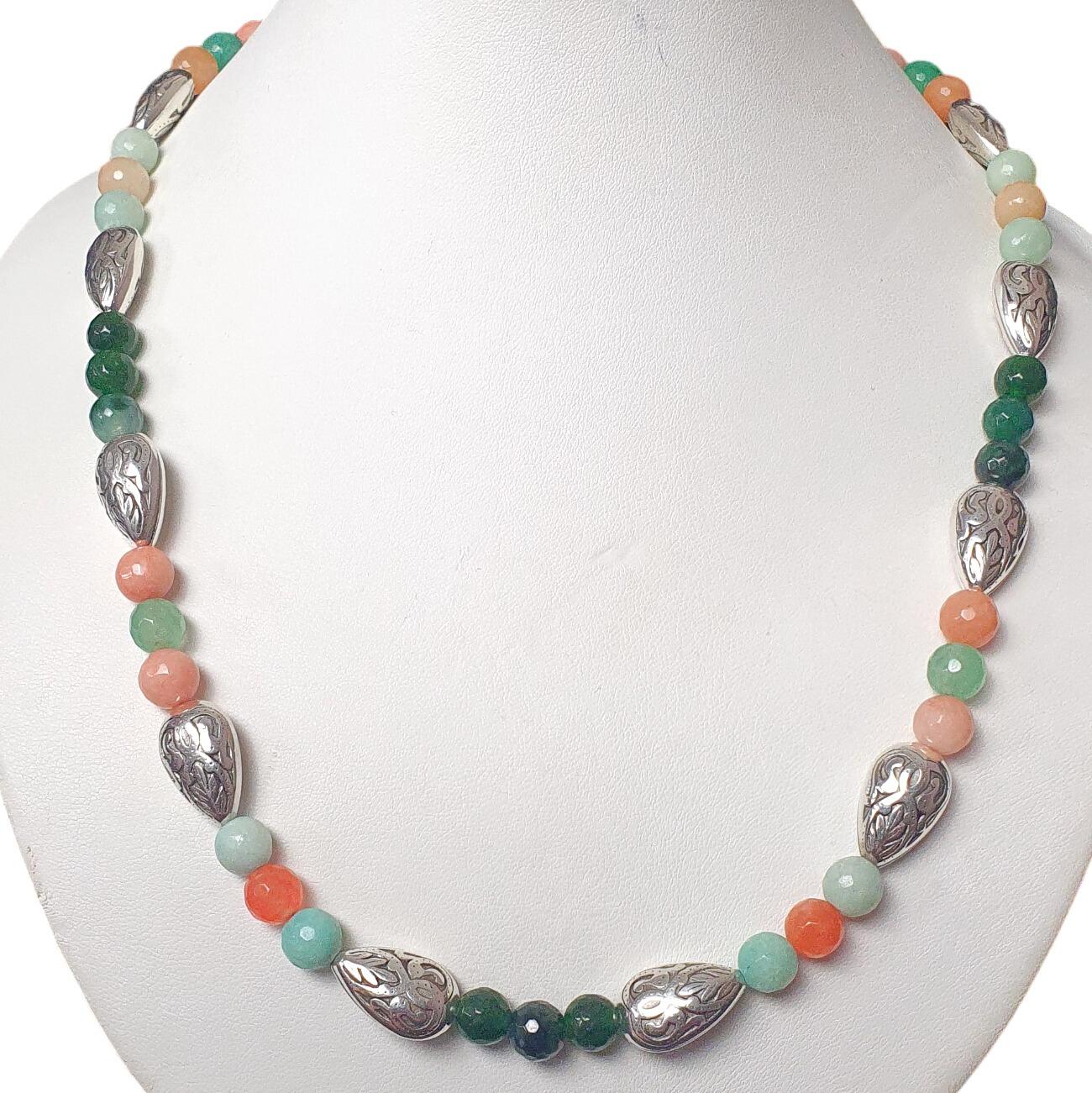 Laverna Jade Necklace Coral Reef