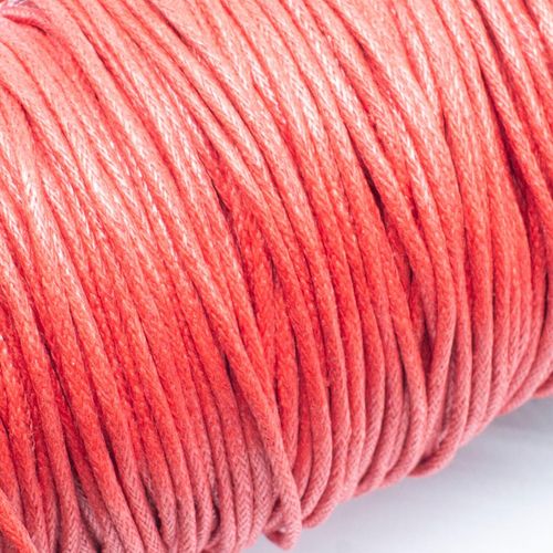 Wax Cotton Cord 1.5mm 4 metres   Red for jewellery making