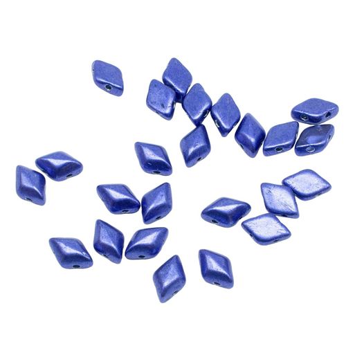 8x5mm 10g Czech glass Rulla beads sat met ultra violet — two-hole beads for jewelry making and bead weaving