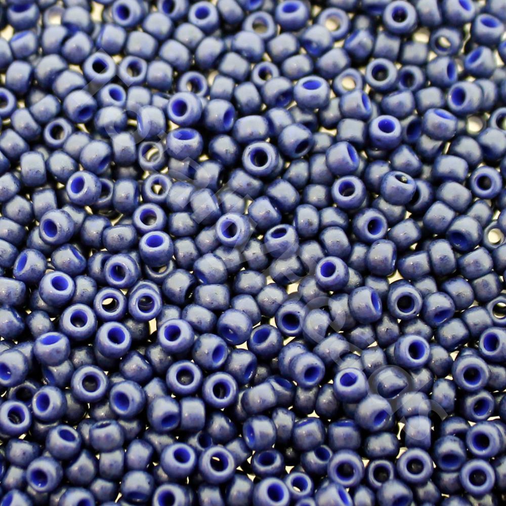 Toho Size 8 Seed Beads 10g -  Glazed Navy Blue