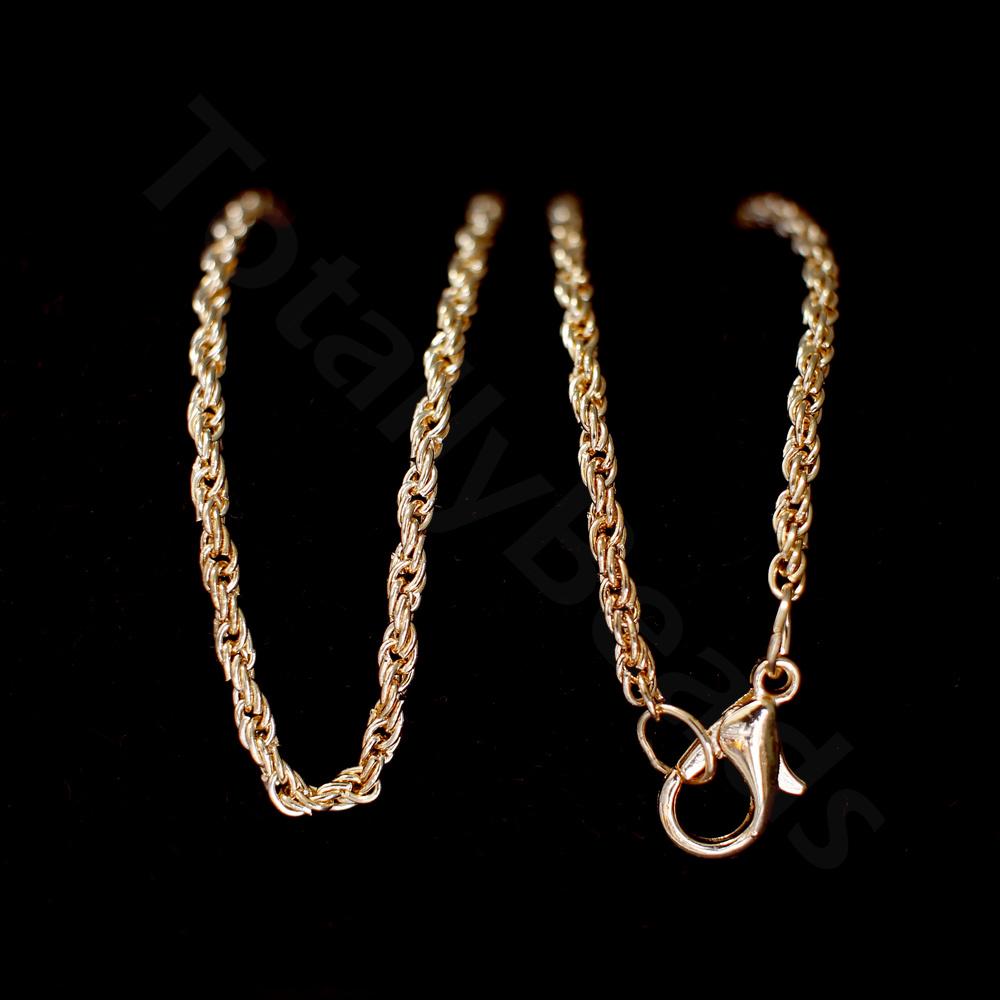Necklace Chains Rope - Rose Gold Plated 50cm