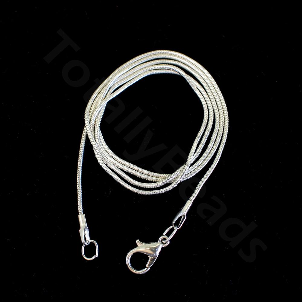 Necklace Chains Snake - Silver Plated 50cm