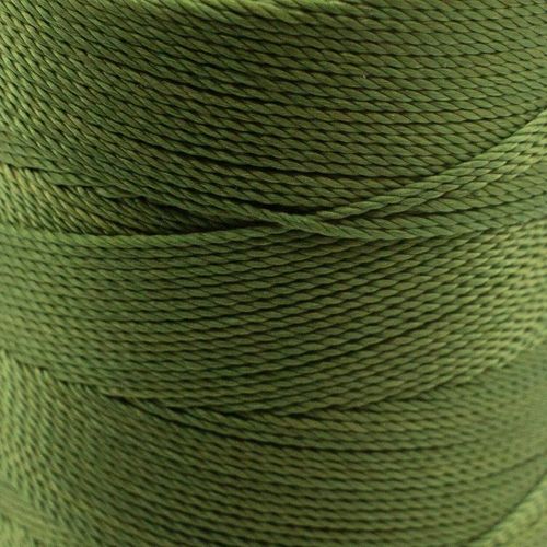 Micro Macrame Cord 12ply 0.4mm 5 metres   Olive for jewellery making