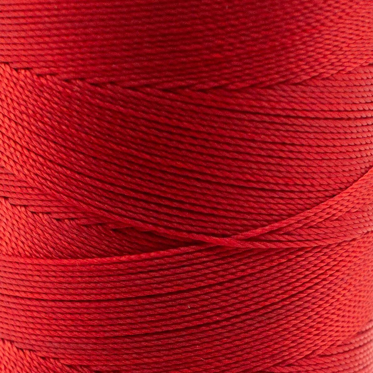 Micro Macrame Cord 9ply 0.3mm 7 metres   Red for jewellery making