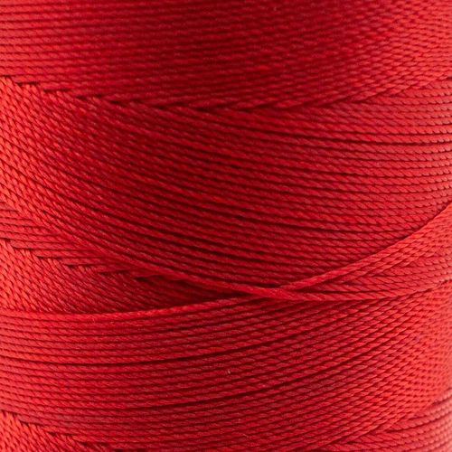 Micro Macrame Cord 9ply 0.3mm 7 metres   Red for jewellery making