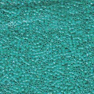 Miyuki Delica Beads Size 11 - Opaque Turquoise AB DB166 5g