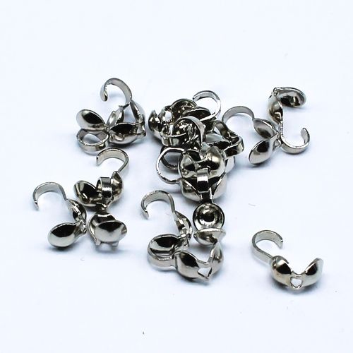 Calotte with Hook 50pcs   Rhodium for jewellery making