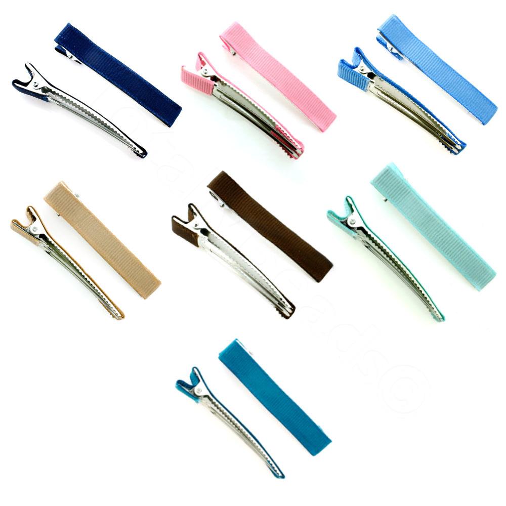 Hair Grip Fabric Covered - 14pcs Mixed#1 + FREE Instructions