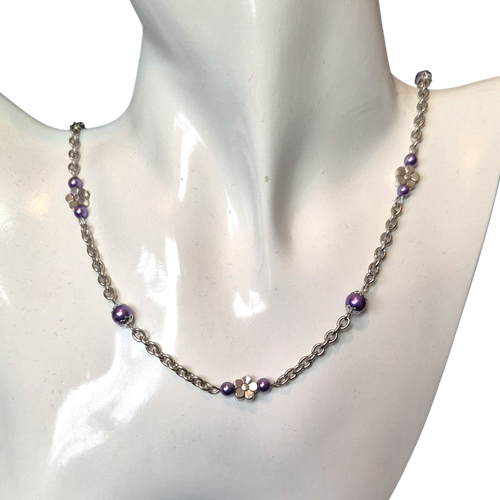 Kelsey Chain Necklaces (5)   Wisteria 4mm for jewellery making