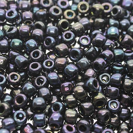 Toho Size 3 Seed Beads 10g - Metallic Iris Purple