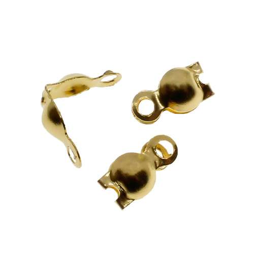 Calotte with Loop 50pcs - Gold Plated