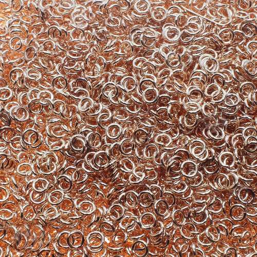 Jump Rings 3x0.6mm 500pcs - Rose Gold