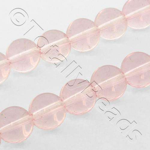 Glass Round 10mm Beads - Pink