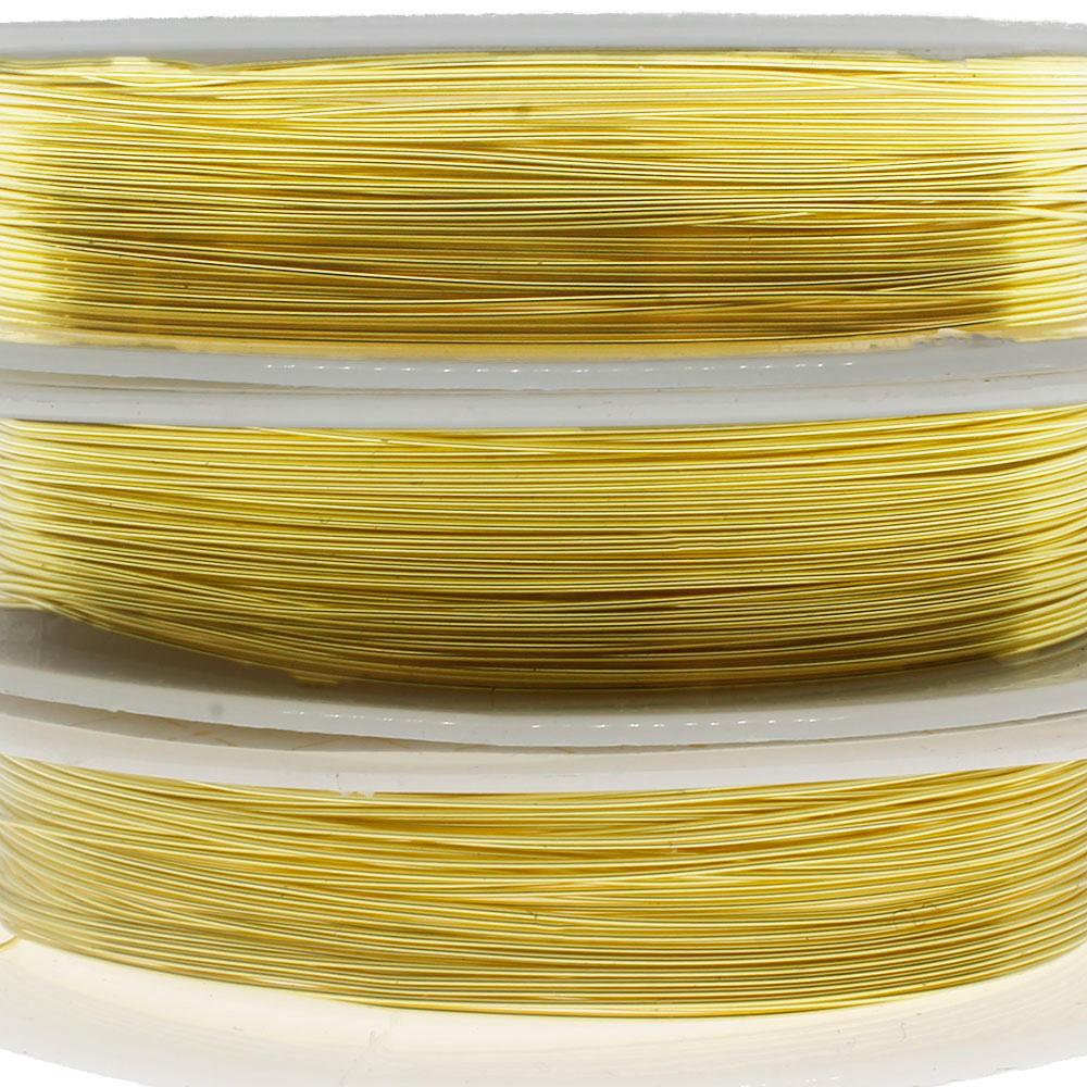 Copper Wire 0.3mm Gold Plated (15m) CR