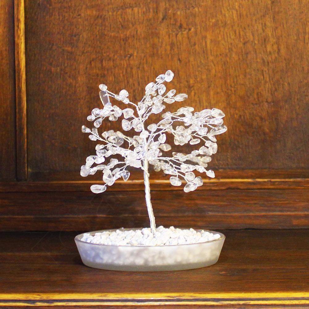 Wire & Gemstone Tree Sculpture Kit - Rock Crystal