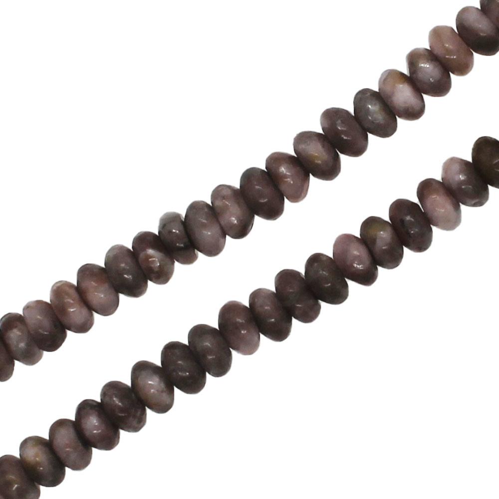 Rhodorite Rondelle Beads - 4mm 16" inch