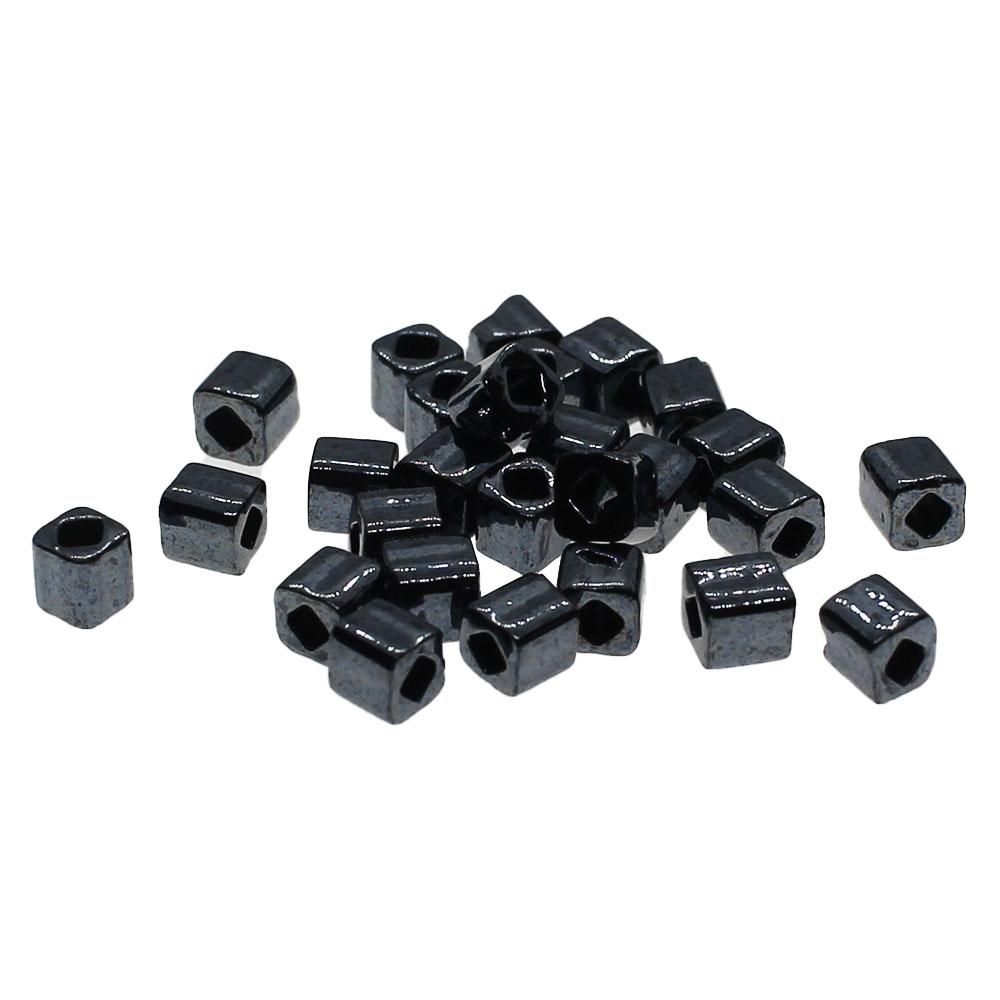 Toho Cubes 4mm 10g - Metallic Hematite