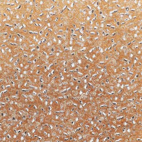Toho Size 15 Seed Beads 10g - Silver Lined Rosaline