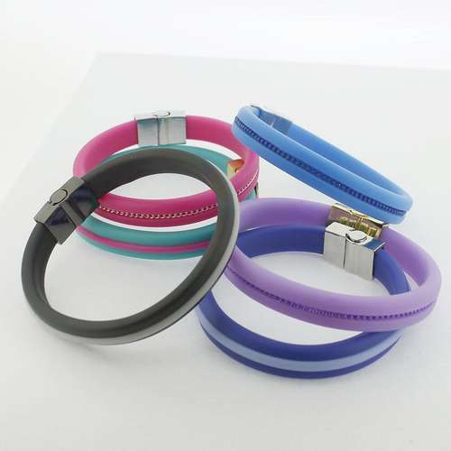 8 PVC Flat Groove Cord 10mm Bundle & 8 Clasps