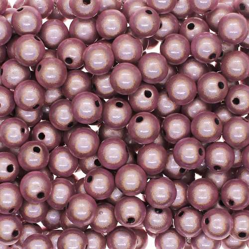 8mm Miracle acrylic round beads 8mm round light pink 50pcs — pack of 50, reflective 3D-effect beads ideal for jewelry making, crafts, and…