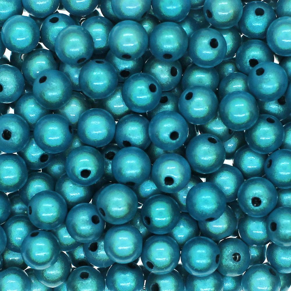 Miracle Beads - 8mm Round Turquoise 50pcs