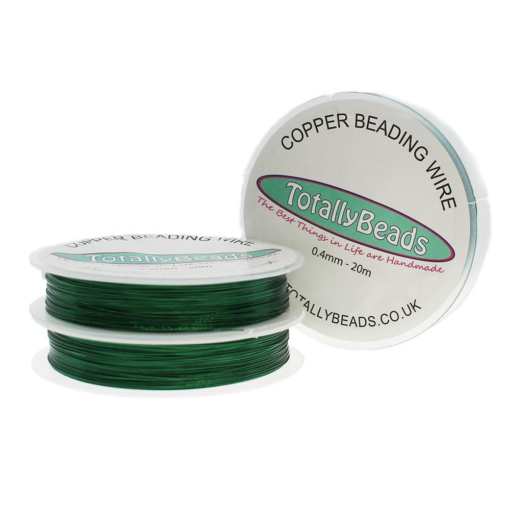 Beading Wire 0.4mm Green (20m)