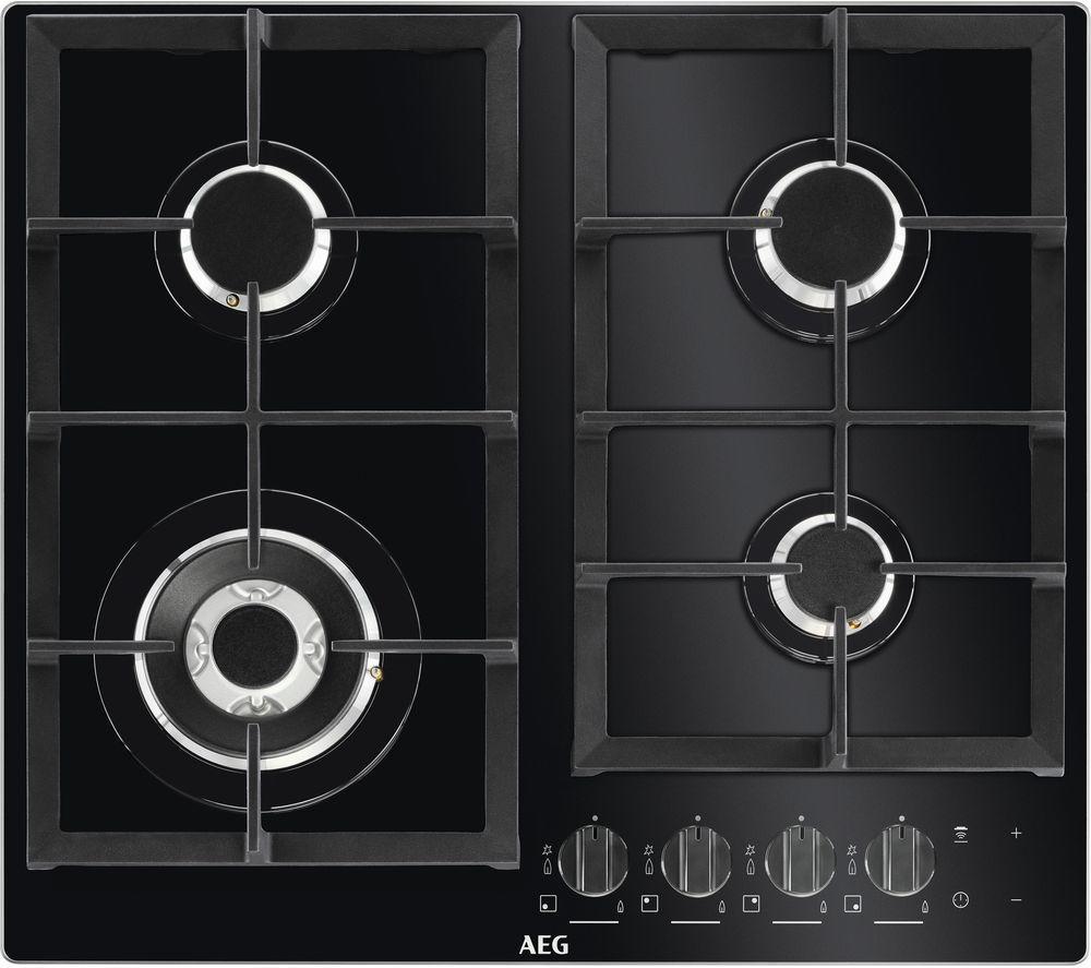 Aeg black gas deals hob