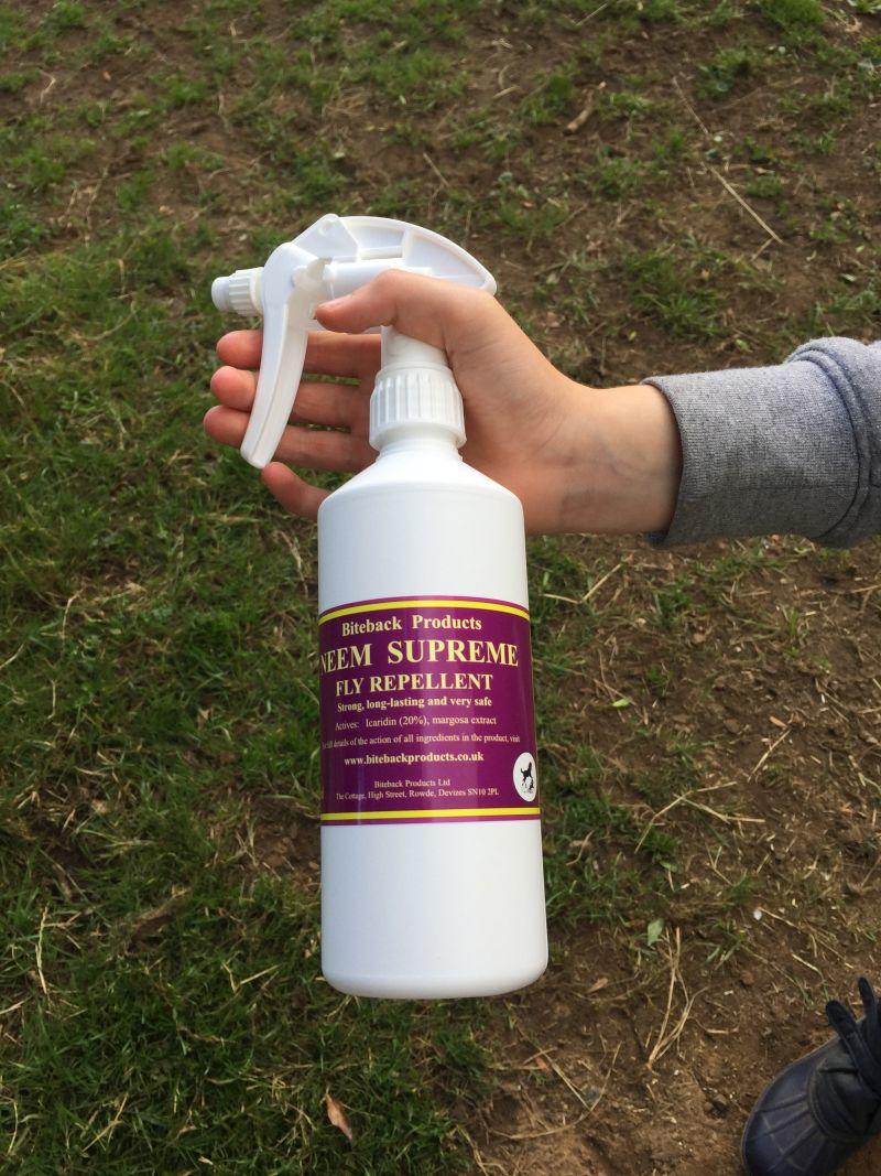 'Biteback Neem Supreme' High Strength Midge and Fly Repellent Spray for Horses