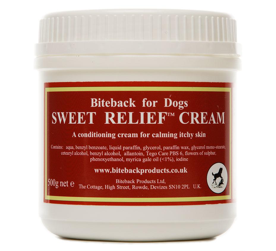 Biteback 'Sweet Relief' Cream For Itchy Dog Skin Conditions