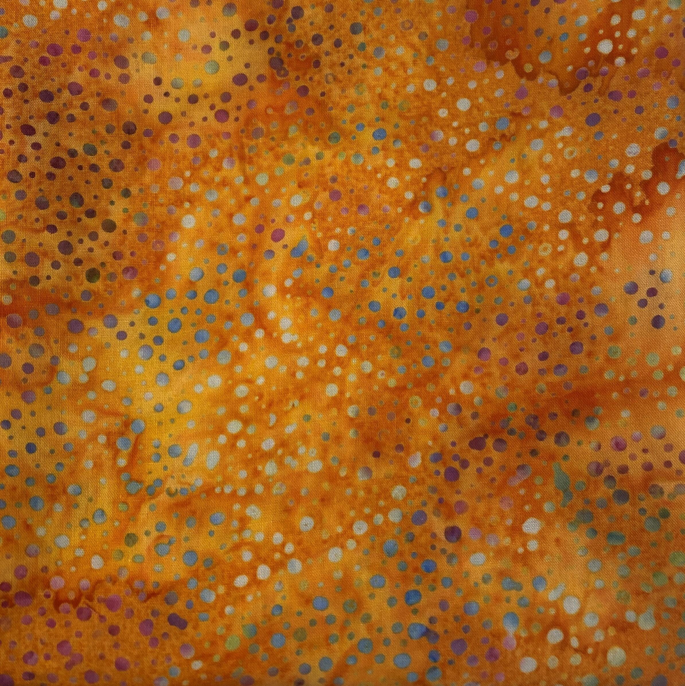 Orange Batik Multi Dots 3019 190