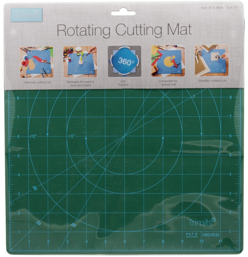 30 x 30cm Rotating Cutting Mat