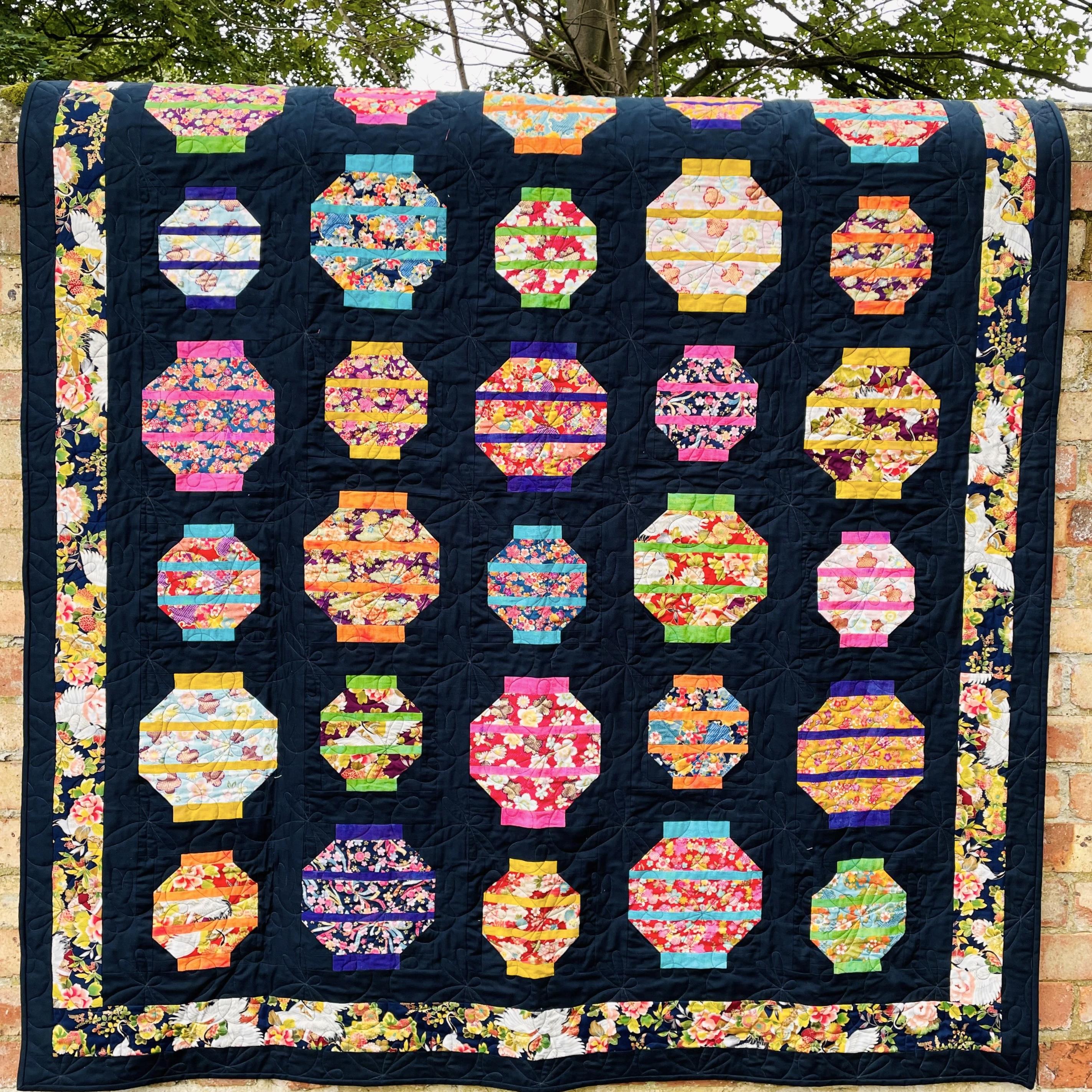 Japanese Lanterns Quilt Kit