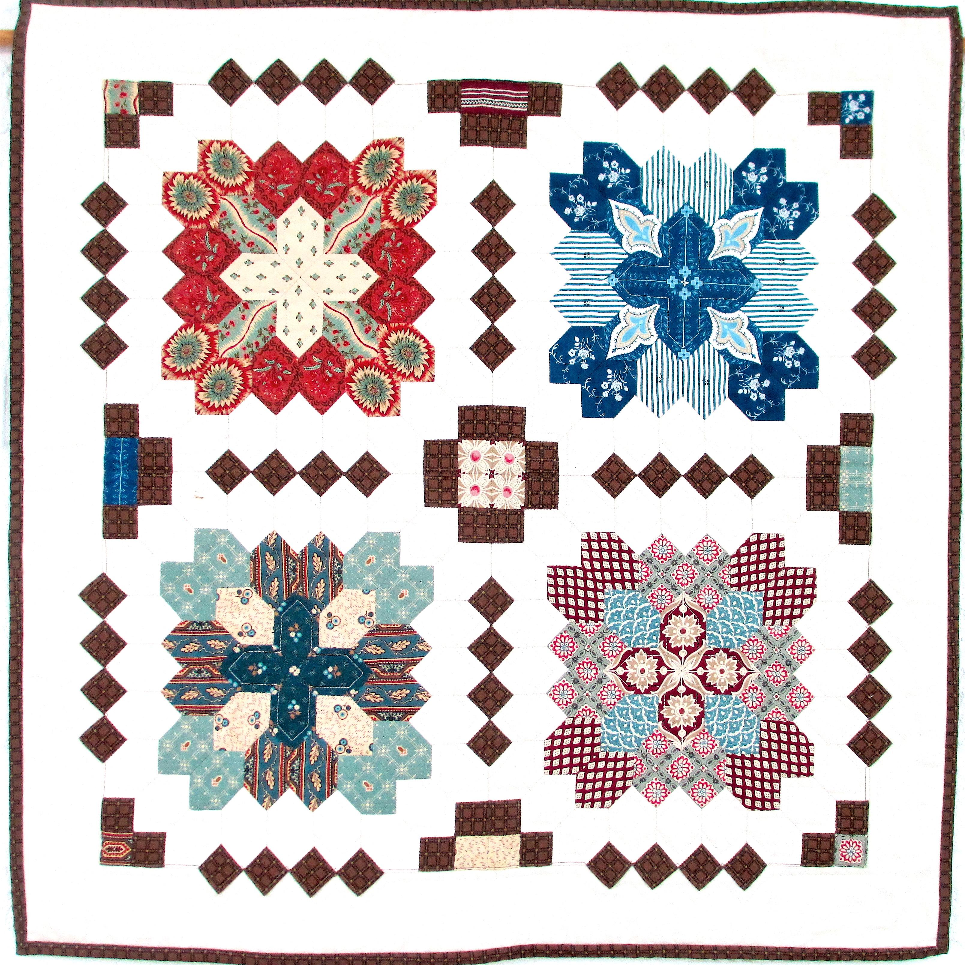 English Paper Piecing Template - Patchwork of the Crosses