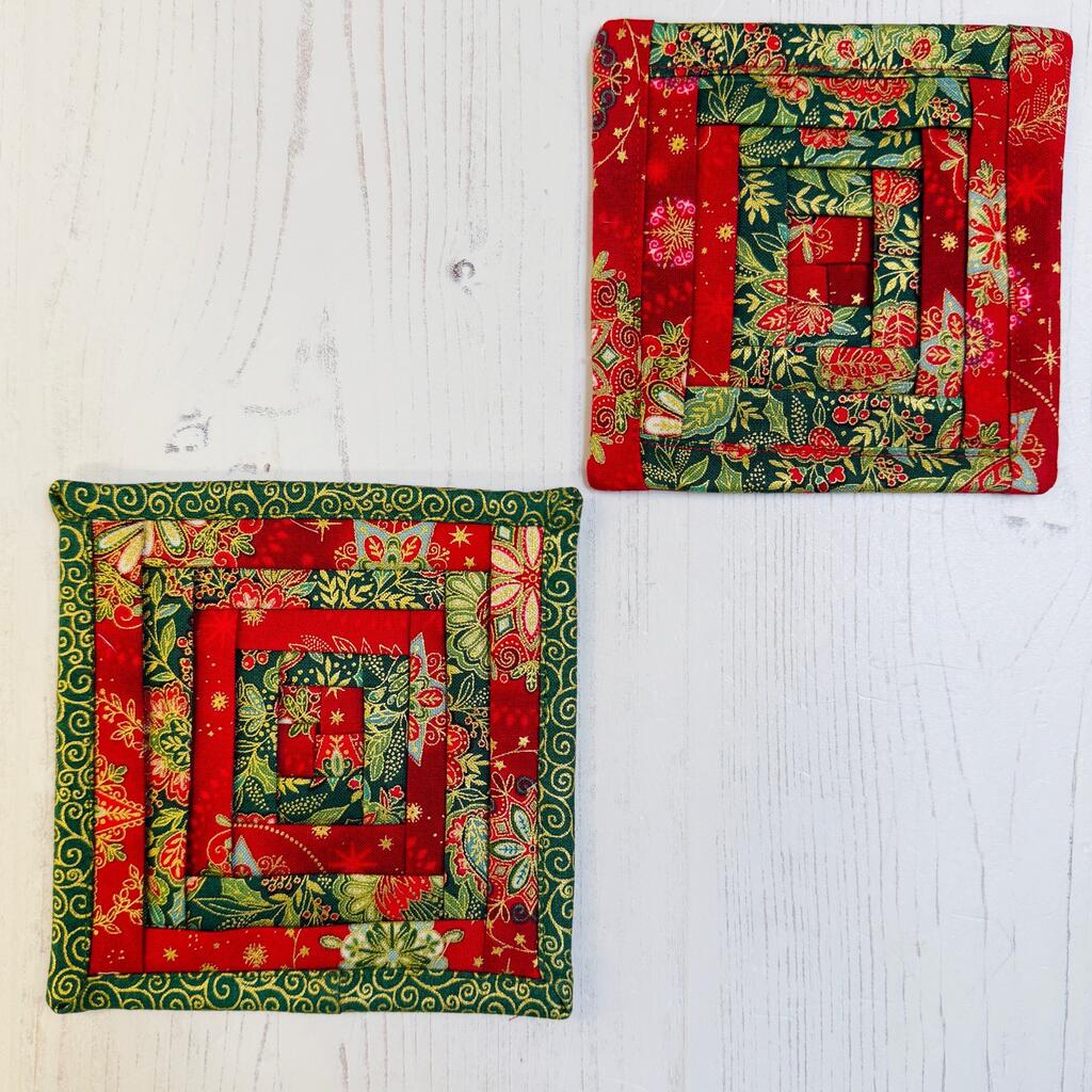 Free Friday Demo with Jacky - 28th November 2025 - Log Cabin Mug Mats