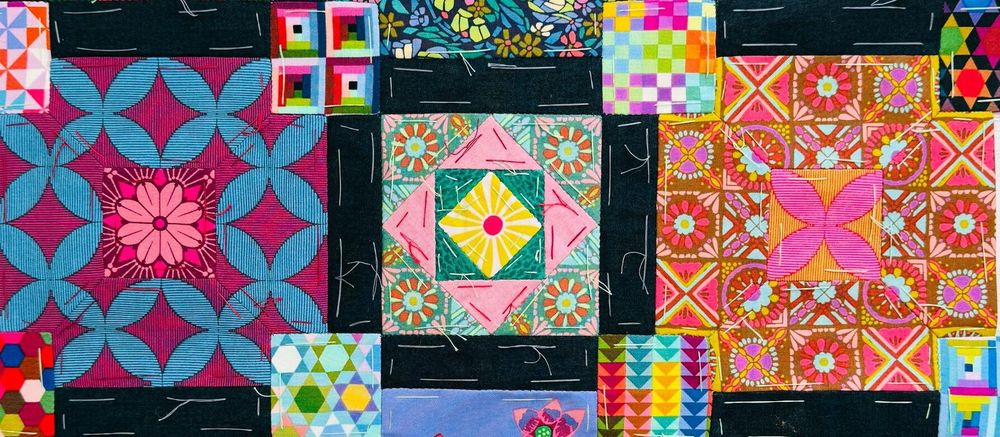 NEW - Mosaic Rapture Hand Sewing Block of the Month