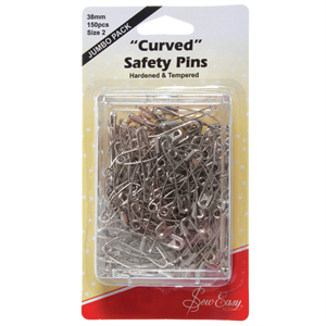 Quilting Curved Safety Pins - 60 Pack