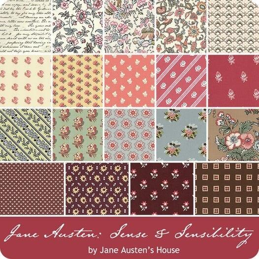 Jane Austen - Sense & Sensibility - (hand piecing) Block Of the