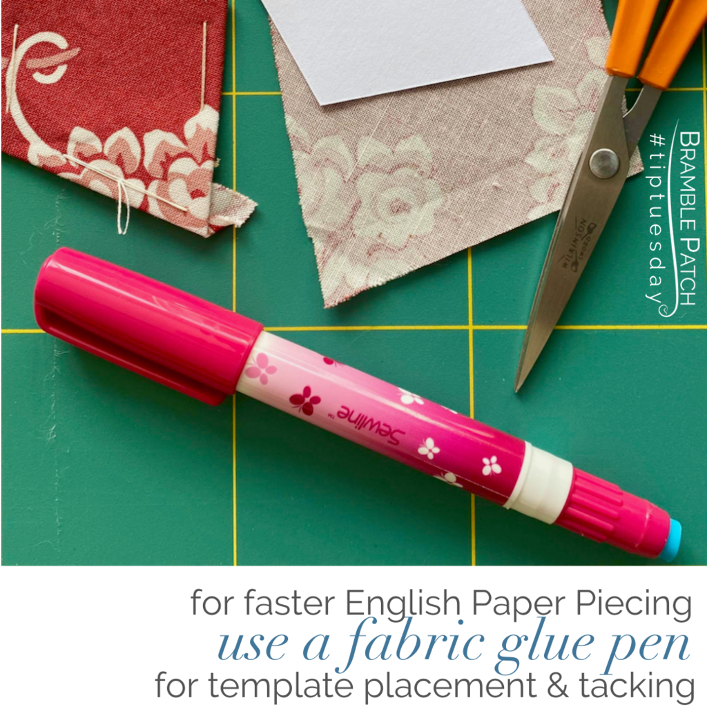 Sewline Glue Pen Used in Quilting for English Paper Piecing 