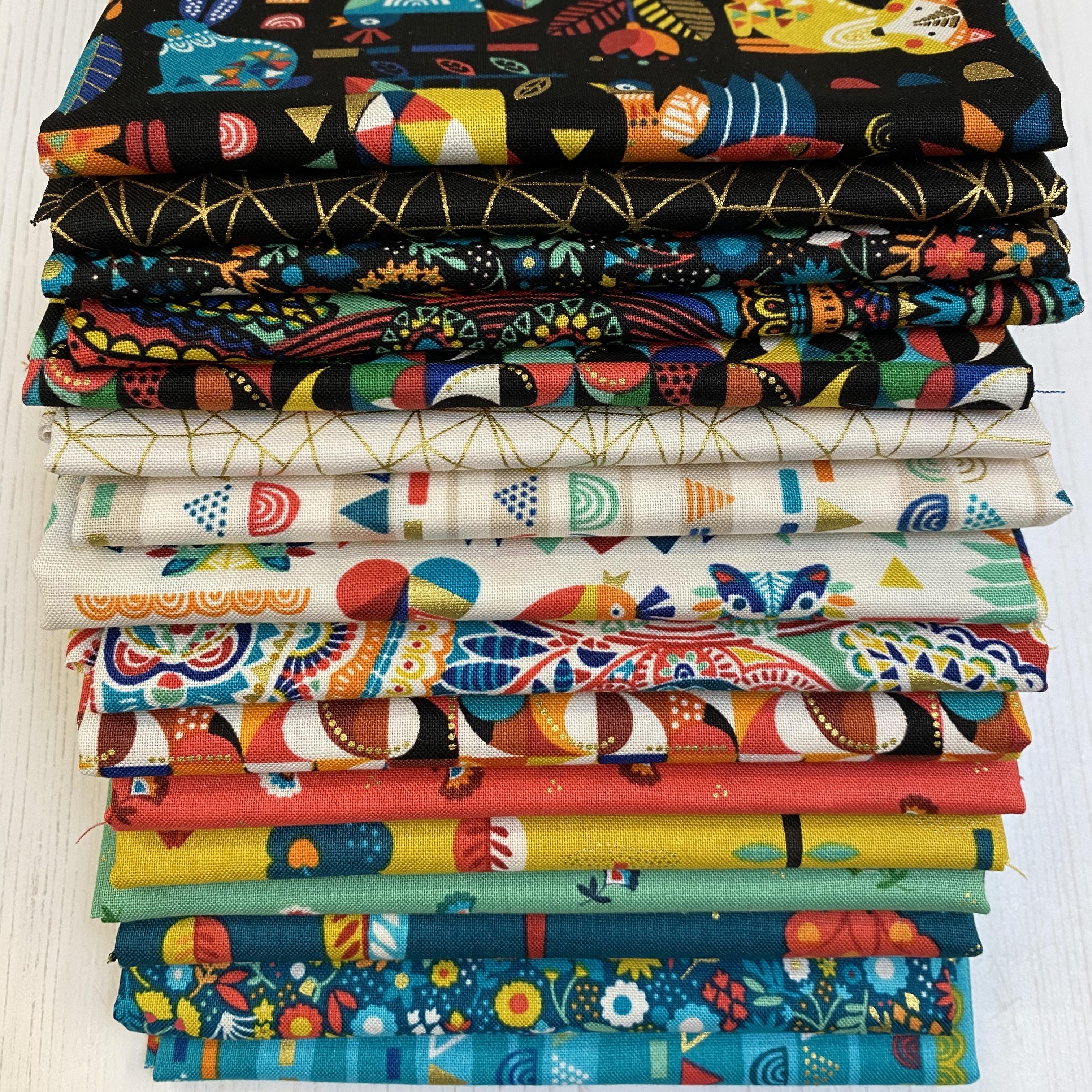 Forest Village Fat Quarter Bundle, 24 pieces