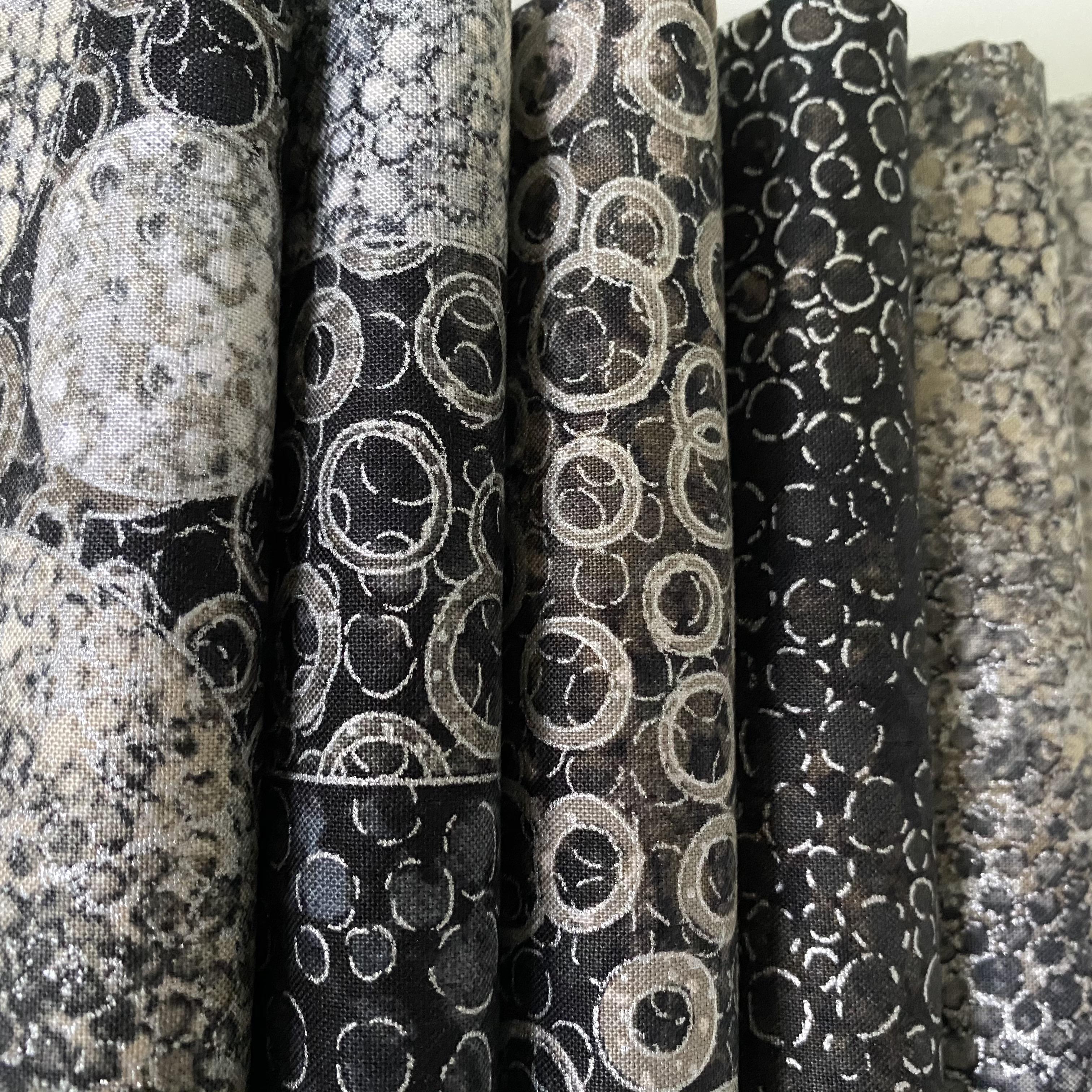 Shimmer Eclipse Black Earth Fat Quarter Bundle